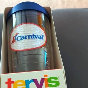 CARNIVAL Tervis Tumbler.  New. 16 OZ SALE
